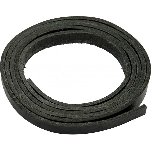 Läderband - svart - 2 m Läderband - svart - 2 m