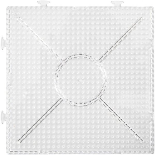 NABBI Photo Pearls Pärlplattor - Klar - Kvadrat, ihopsättningsbar - 15x15 cm - 2 st NABBI Photo Pearls Pärlplattor - Klar - Kvadrat, ihopsättningsbar - 15x15 cm - 2 st