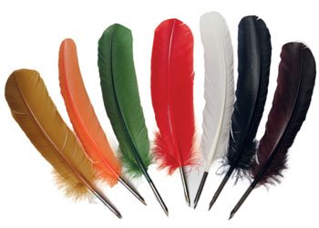 Kalligrafi Manuscript Quill Pen - Assorted Colours - Kalligrafisæt, Kalligrafi, Penne, kridt & tusch