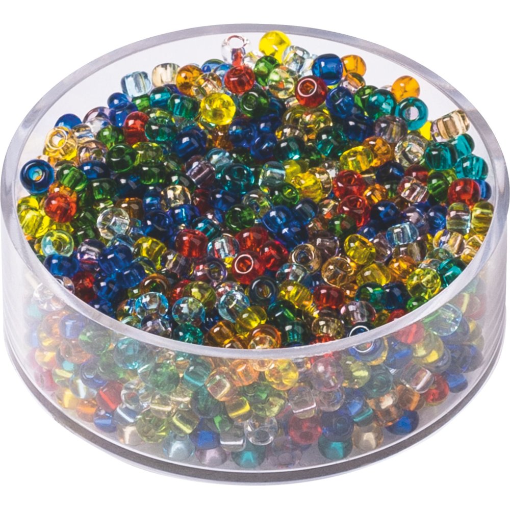 Boheme rocailleperler 2,5 mm 17 g - Blandede farver - Blandinger af rocaillesperler, Rocaillesperler, Håndværk