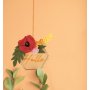 Blomsterdekorerad ram - pysselkit