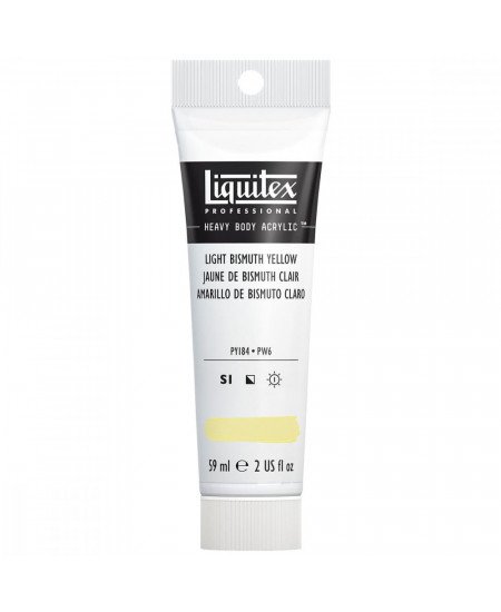 Akrylfärg - Liquitex Heavy Body - Light Bismuth Yellow - Akrylfärger, Konstnärsfärger