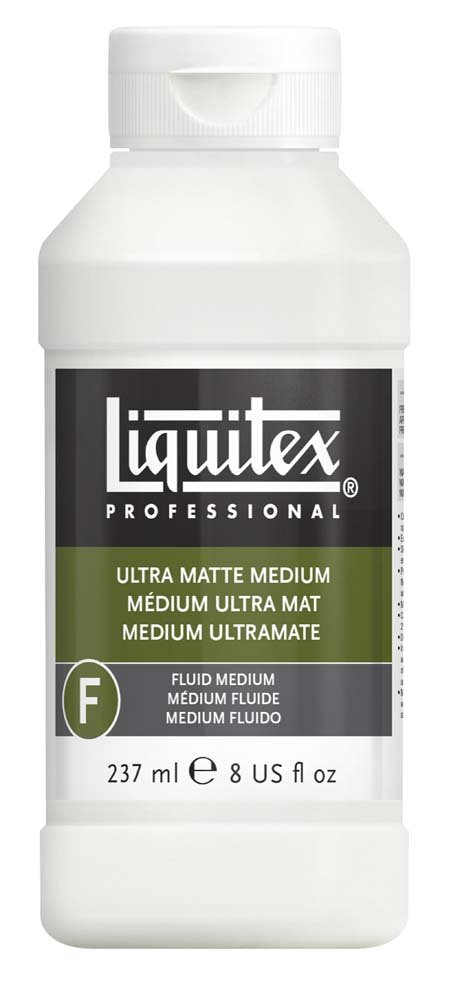 Akrylmedium Ultramat Liquitex 237 ml - Akrylmedier, Malermedium, Fernis og kunstner medier til kunstmaling