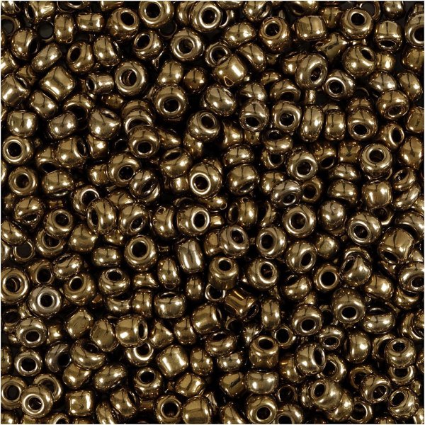 Rocaillepärlor 3 mm Bronze 25 g Rocaillepärlor 3 mm Bronze 25 g