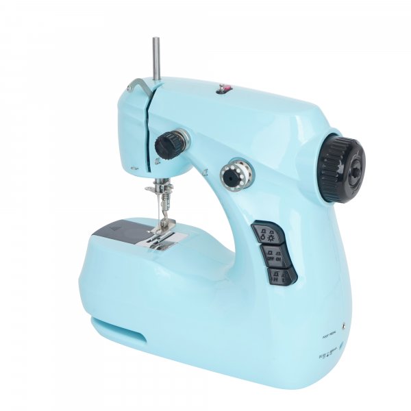 Mini symaskine med fodpedal og LED-belysning FHSM-211 bl�