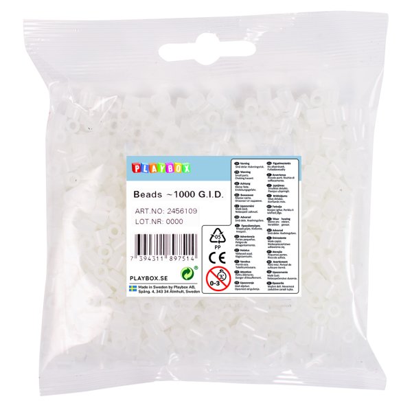 Sj�lvlysande p�rlor 1000 st
