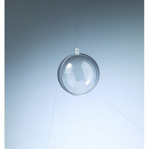 Plastboll 70 mm - 25-pack - kristallklar separerbar (PS) Plastboll 70 mm - 25-pack - kristallklar separerbar (PS)