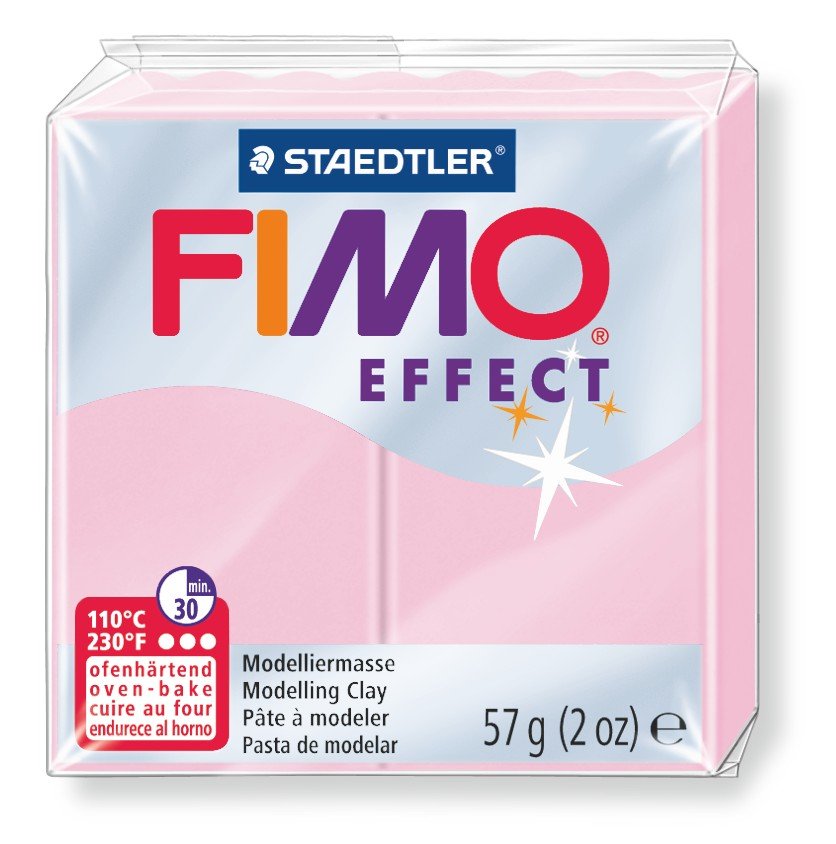 Modellervoks Fimo Effect 57g - Lyserød - Fimolera, Modellere, Hobbyartikler til børn, Hobbymateriale, Håndværk