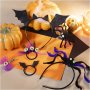 DIY-sæt med uhyggeligt hårtilbehør til Halloween, sort/lilla DIY-sæt med uhyggeligt hårtilbehør til Halloween, sort/lilla