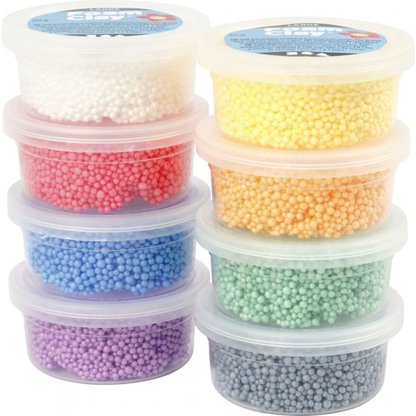 Foam Clay Large mixade färger - 8 x 20 g Foam Clay Large mixade färger - 8 x 20 g