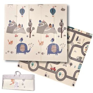 Lekt�cke dubbel�sida 179 x 198 cm Gata/Skog