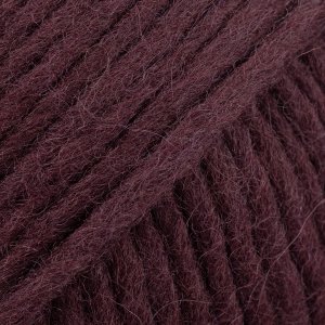 DROPS Snow Uni Colour garn 50g - Mörk druva (118) DROPS Snow Uni Colour garn 50g - Mörk druva (118)