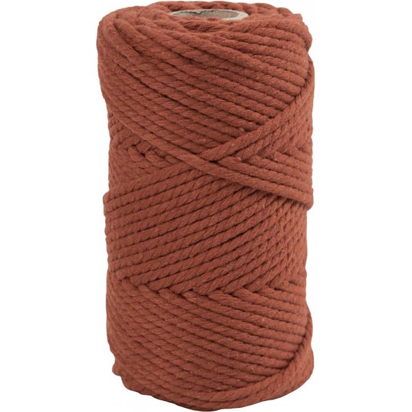 Makramégarn - bränd orange - Ø4 mm - 55 m Makramégarn - bränd orange - Ø4 mm - 55 m