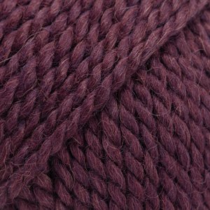 DROPS Andes Uni Colour garn - 100g - Mørk drue (9029) DROPS Andes Uni Colour garn - 100g - Mørk drue (9029)