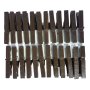 Chokladfärgade pinnar 30 mm, 24-pack Chokladfärgade pinnar 30 mm, 24-pack