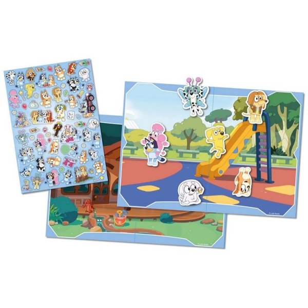 Bluey klisterm�rkeset Make a Scene 22x34 cm