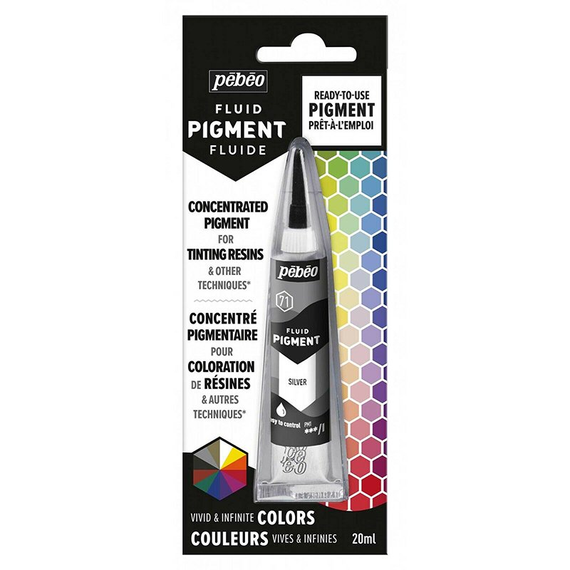 Pigment - Pebeo - Sølv - Farvepigment, Kunstnerfarver