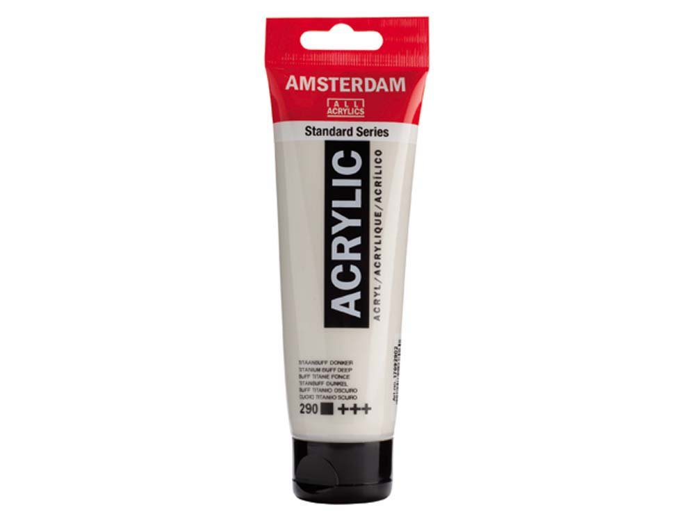 Amsterdam Akrylmaling 120 ml - Titanium Bleggul Dyb - Akrylfarver, Kunstnerfarver