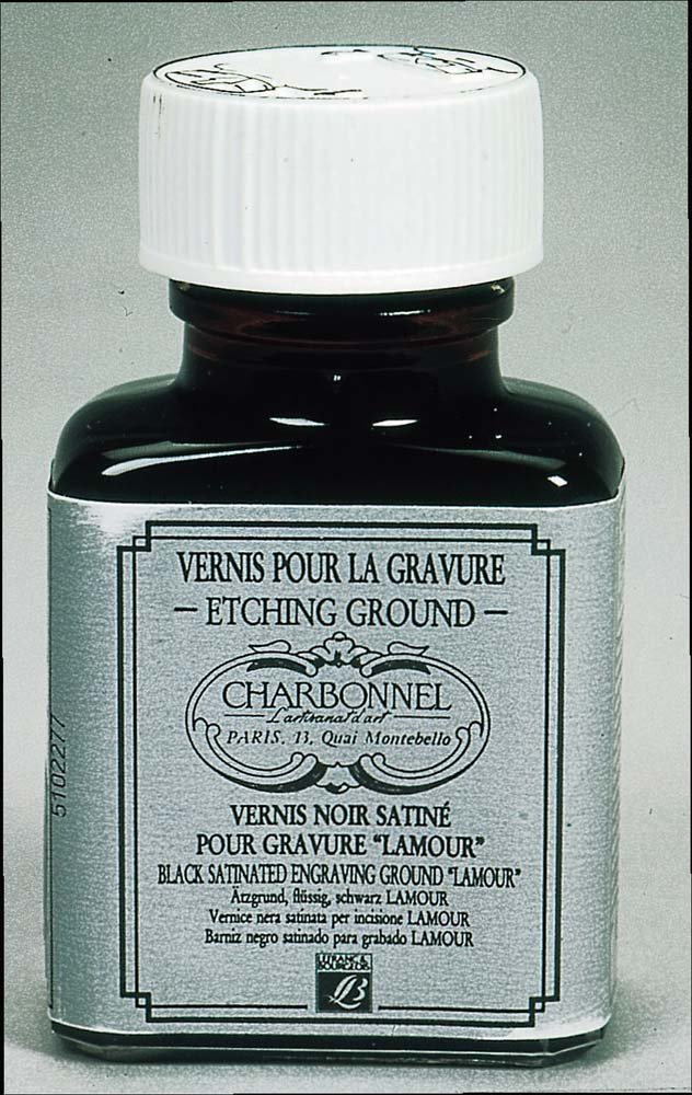 Svart Etsningsmedium Charbonnel Ink. - 75 ml - Maling & medium for grafiske trykk, Trykk & trykkfarge