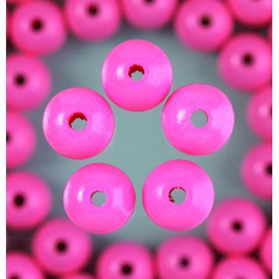 Treperler 4 mm - lys rosa 150 stk. hulldiameter 1,5 mm