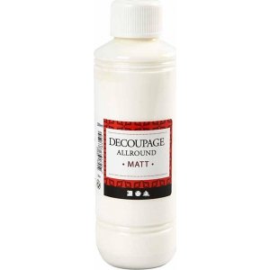 Decoupagelack - allround - matt - 250 ml