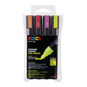 Poscaset PC-5M Neon - 4 Pennor