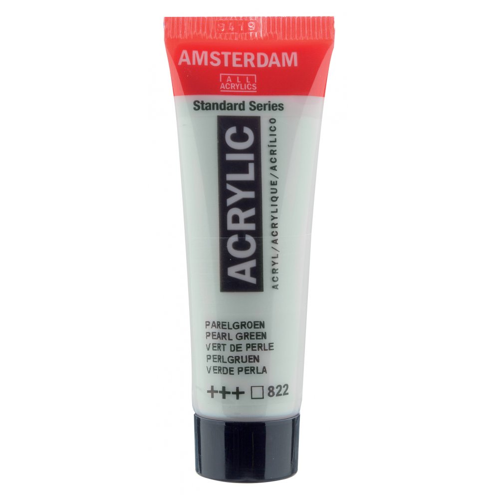 Akrylmaling Amsterdam 20 ml - Pearl Green - Akrylfarver, Kunstnerfarver