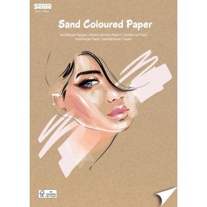Sandf�rgat papper A4 120 g 30 blad FSC�