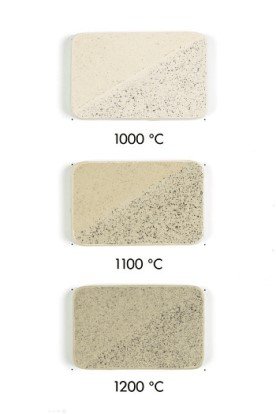 Steint�ysleire lys gr� med svart chamotte - 10 kg