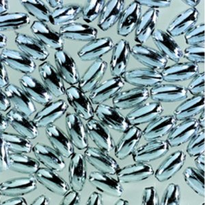 Silverpärlor olivformade 3 x 6 mm - 60-pack. Silverpärlor olivformade 3 x 6 mm - 60-pack.
