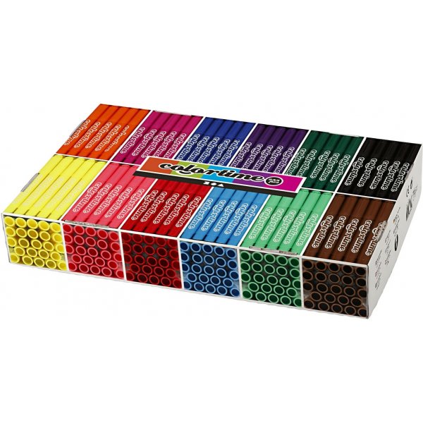 Colortime-pennor - standardfärger - 5 mm - 24 st Colortime-pennor - standardfärger - 5 mm - 24 st