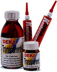 Glasfärg Deka Transp. 25 Ml - Konturfärg (0297) - Glasfärger, Hobbyfärg