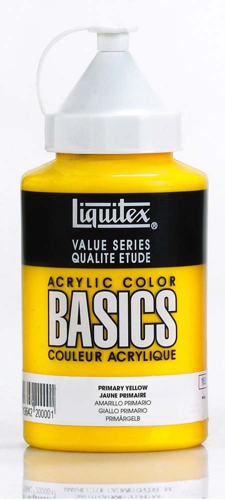 Akrylfärg Liquitex 400 ml - 410 Primary yellow - Akrylfärger, Konstnärsfärger