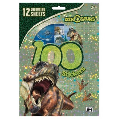Klistremerker 100-pakning - Dino