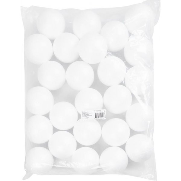 Kulor av frigolit - vit - Ø8 cm - 25 st Kulor av frigolit - vit - Ø8 cm - 25 st