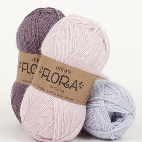 Drops Flora garn - 50g Drops Flora garn - 50g