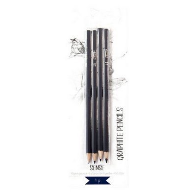 Skisseblyanter Sense - 4 blyanter