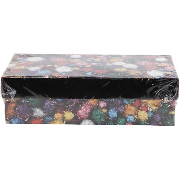 Pompomer - starka färger - glitter - 300 g Pompomer - starka färger - glitter - 300 g