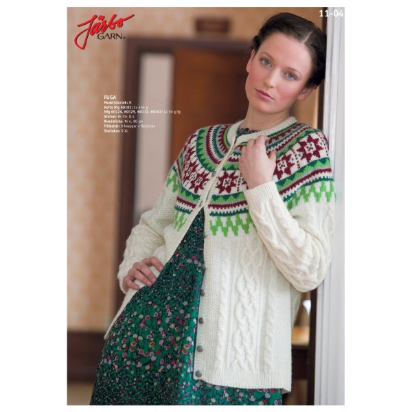 Strikkemnster - Mnsterstrikket cardigan