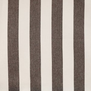 Bomuldsstof Filippa bredstribet 150 cm Brun - Pr. metervare