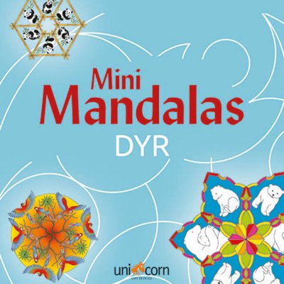 Malebok Mandalas Mini - Dyr