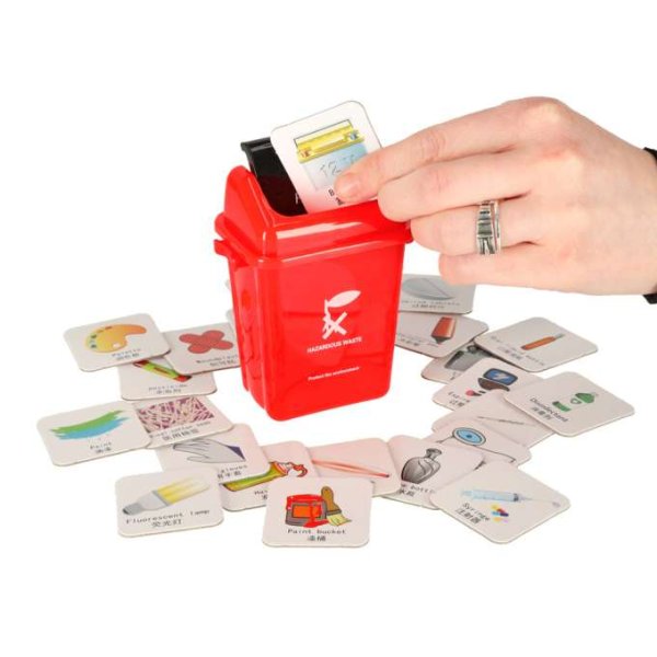 Pedagogiskt spel för sopsortering EKO med 108 kort Pedagogiskt spel för sopsortering EKO med 108 kort