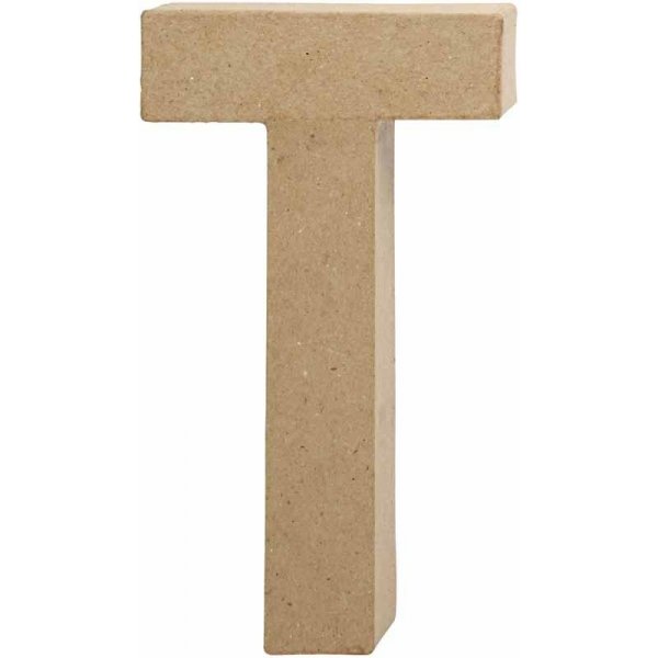 Pappbokstav - T - 5 cm Pappbokstav - T - 5 cm