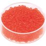 Glasp�rlor 2,5 mm, 17 g, tegelr�d