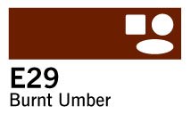 Copic Marker - E29 - Burnt Umber - Tuschpenne, Penne, Penne, kridt & tusch