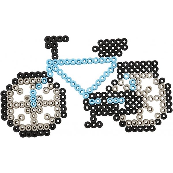 Pärlplattor - bil - flygplan - båt - traktor - buss och cykel - 6 st Pärlplattor - bil - flygplan - båt - traktor - buss och cykel - 6 st