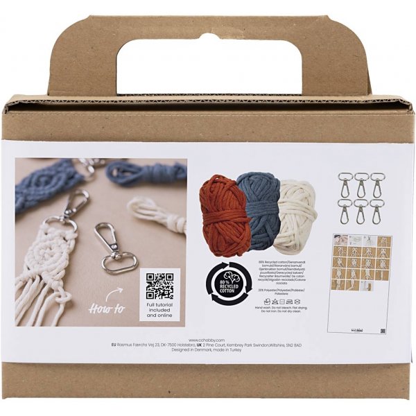 Mini DIY Kit Makramé - Nyckelringar Mini DIY Kit Makramé - Nyckelringar