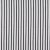 Duorand - Hvit med svarte smale striper (nr. 9) - 160 cm