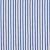 Duostripe - Hvit med bl smale striper (nr. 12) - 160 cm