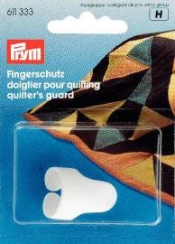 Justerbar fingerbeskytter til quiltning